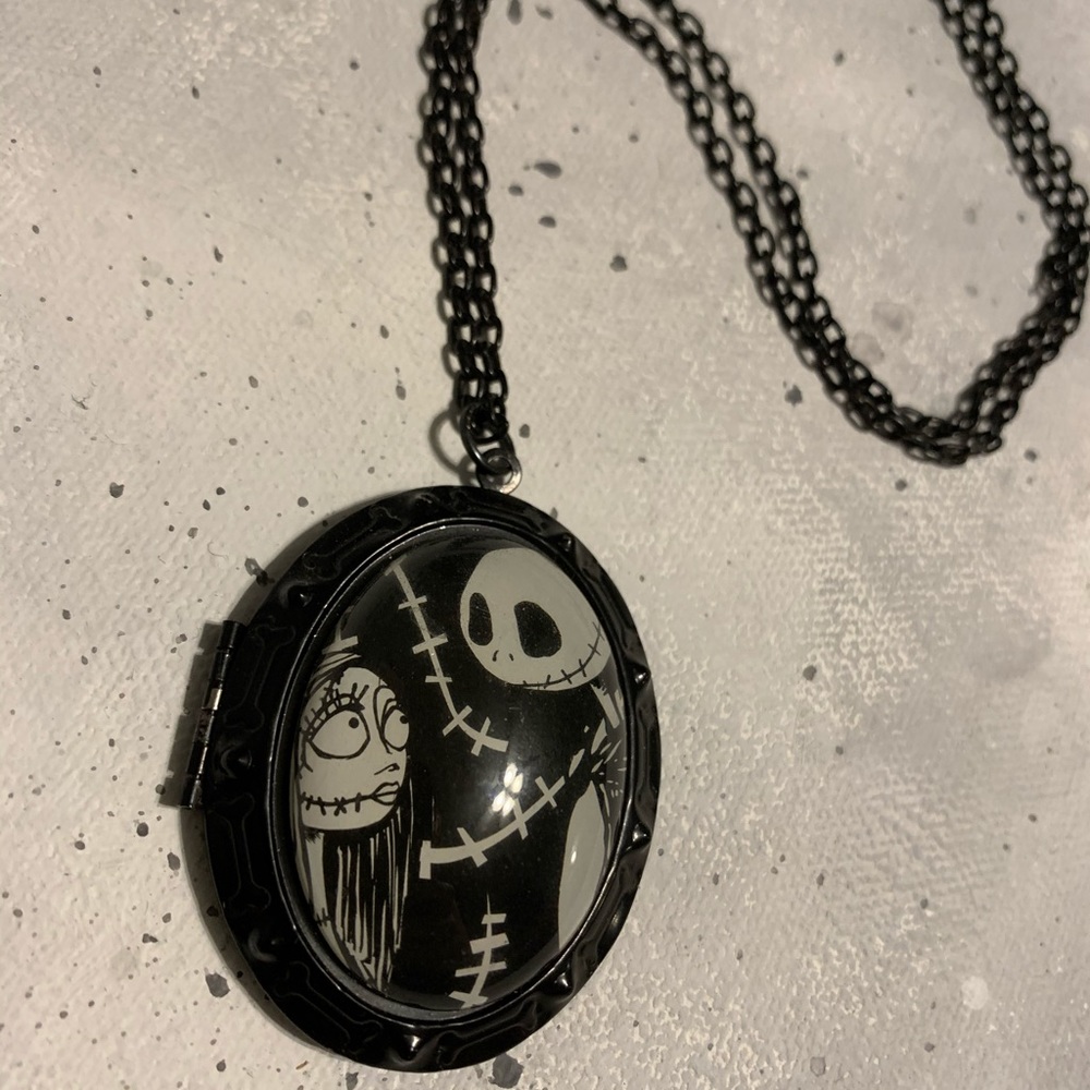 Nightmare Before Christmas Locket Necklace